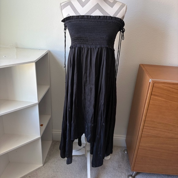 Womens Ulla Johnson Black Midi Dress – Size 6 - Picture 6 of 6